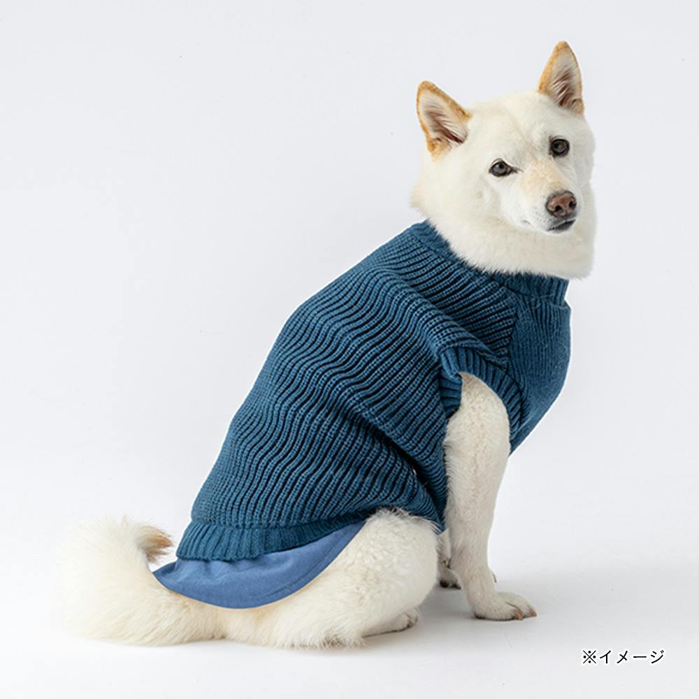 送料無料】反射ニット ブルー Sサイズ ペット服(犬の服) | ペット用品
