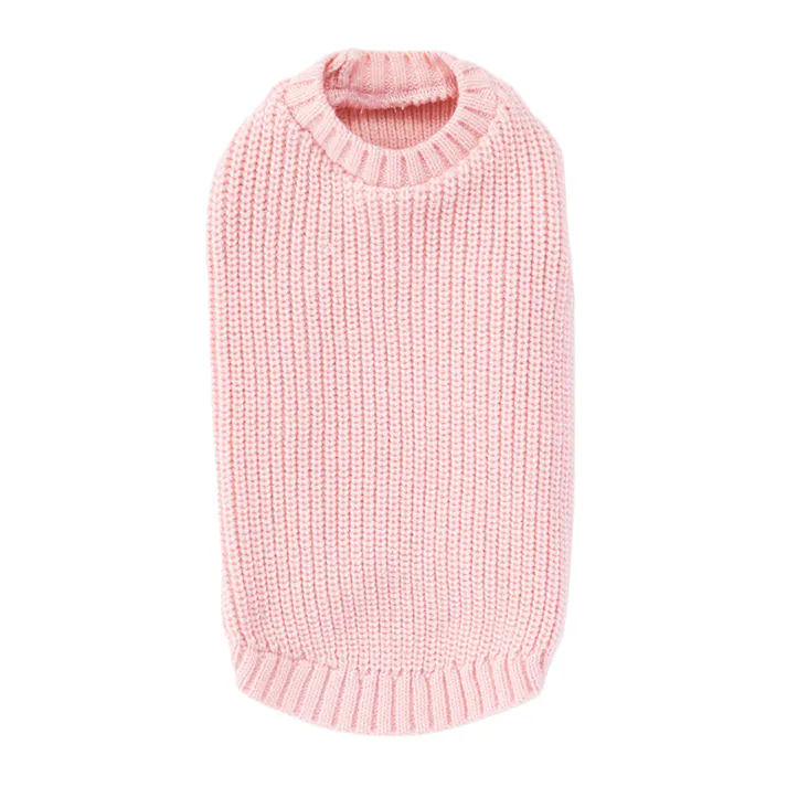 【送料無料】ニット ピンク Mサイズ ペット服(犬の服)