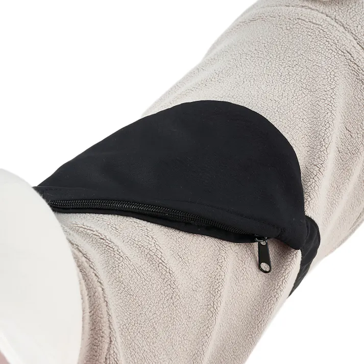 【送料無料】バッグ付きフリースタンクトップ グレー SDサイズ ペット服(犬の服)