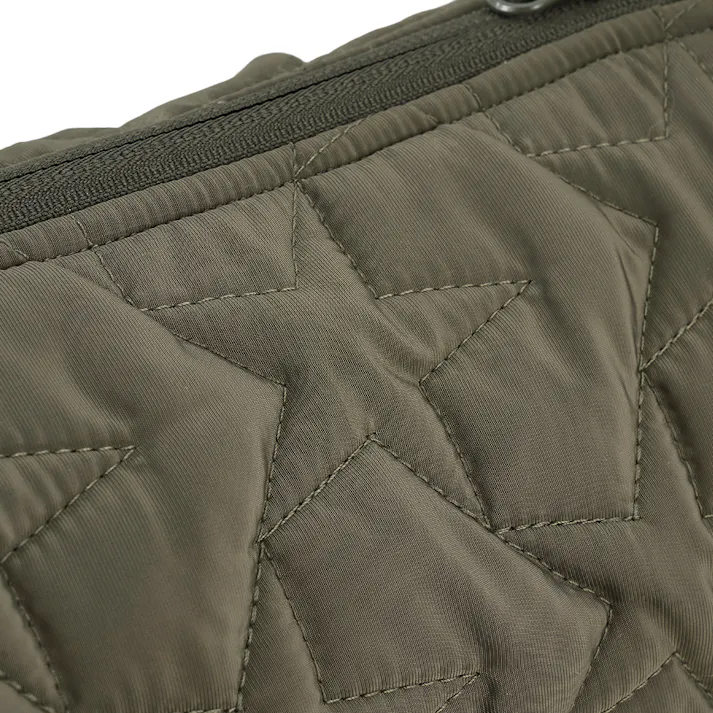 【送料無料】キルトベスト カーキ MDサイズ ペット服(犬の服)