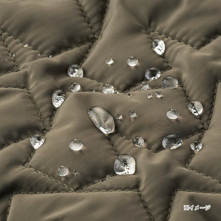 【送料無料】キルトベスト カーキ MDサイズ ペット服(犬の服)