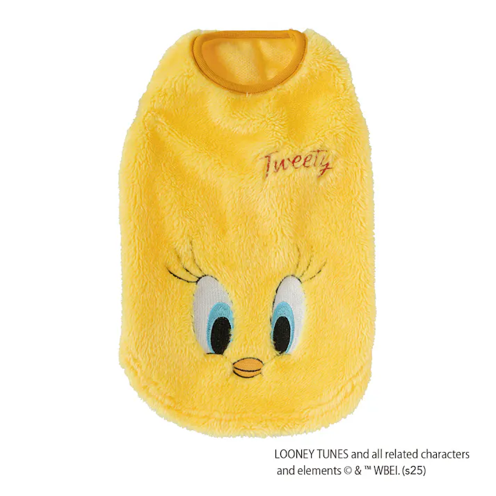 【送料無料】ボアカットソー トゥイーティー SSサイズ ペット服(犬の服)