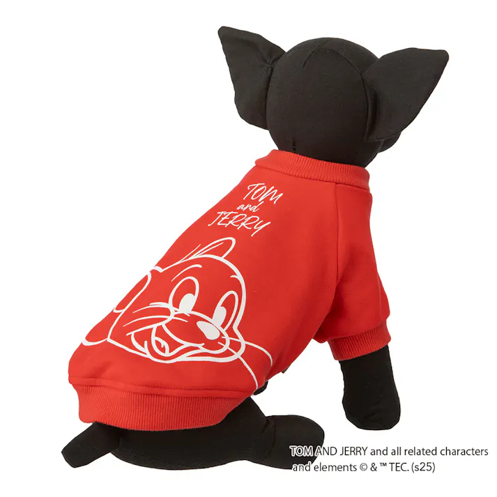 【送料無料】トレーナー レッド ジェリー Mサイズ ペット服(犬の服)