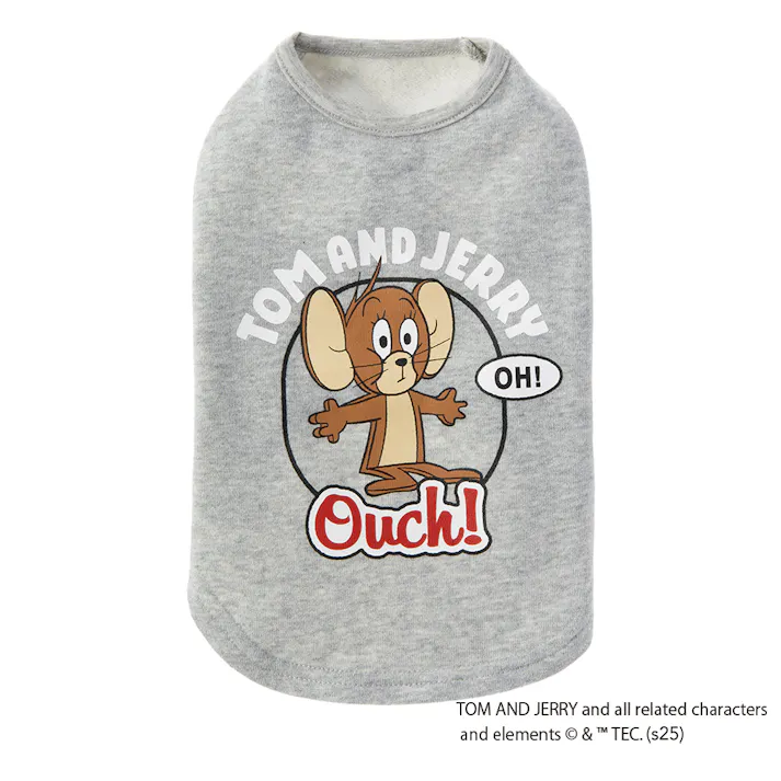 【送料無料】スウェットタンクトップ グレー ジェリー Sサイズ ペット服(犬の服)