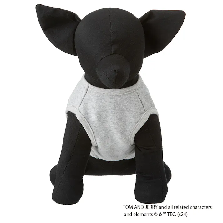 【送料無料】スウェットタンクトップ グレー ジェリー Sサイズ ペット服(犬の服)