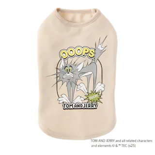 【送料無料】スウェットタンクトップ ベージュ トム Sサイズ ペット服(犬の服)(販売終了)