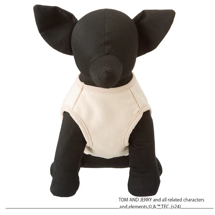 【送料無料】スウェットタンクトップ ベージュ トム MDサイズ ペット服(犬の服)