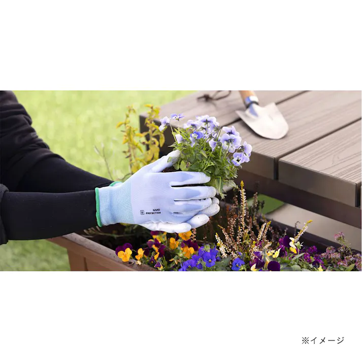 指先補強でタッチパネル対応 ウレタン手袋 S