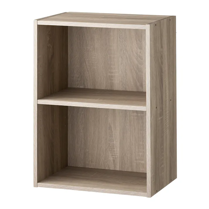 可動棚収納ボックス2段 ナチュラルエルム SH1