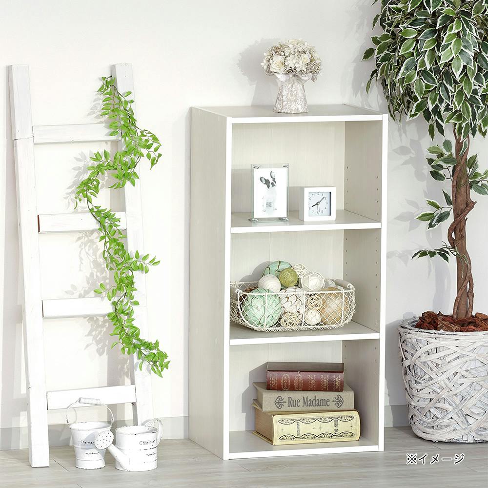 639/057/691 3点 shinya1152です。 可動棚収納ボックス3段 ホワイト SH5 | カラーボックス・インナー