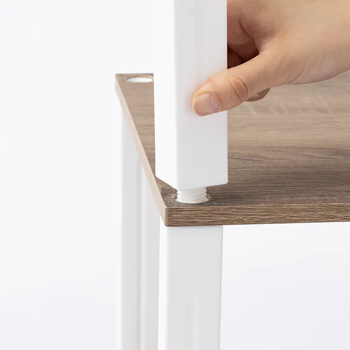 収納ラック EH10 ナチュラルエルム 48cm×74.9cm×33cm 3段