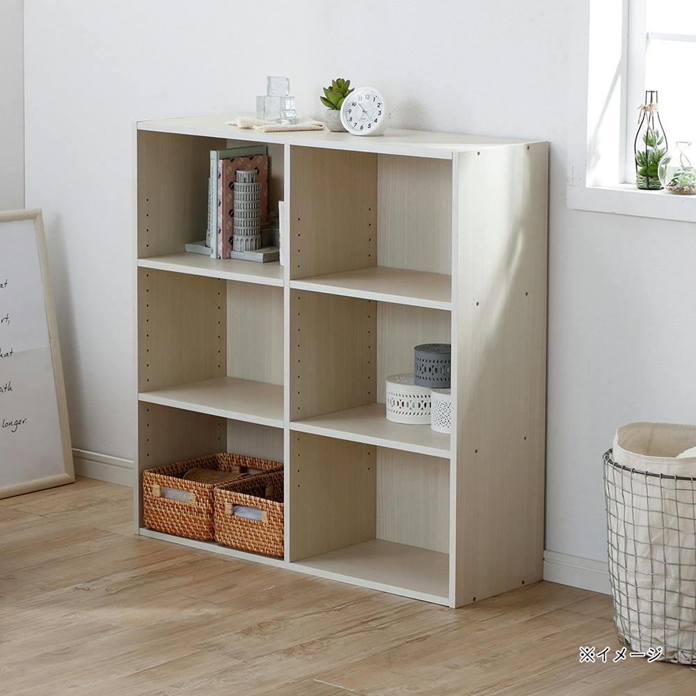 収納家具 楽天市場】カラーボックス 横向き 2列 1段 幅82 奥行29 高さ30cm