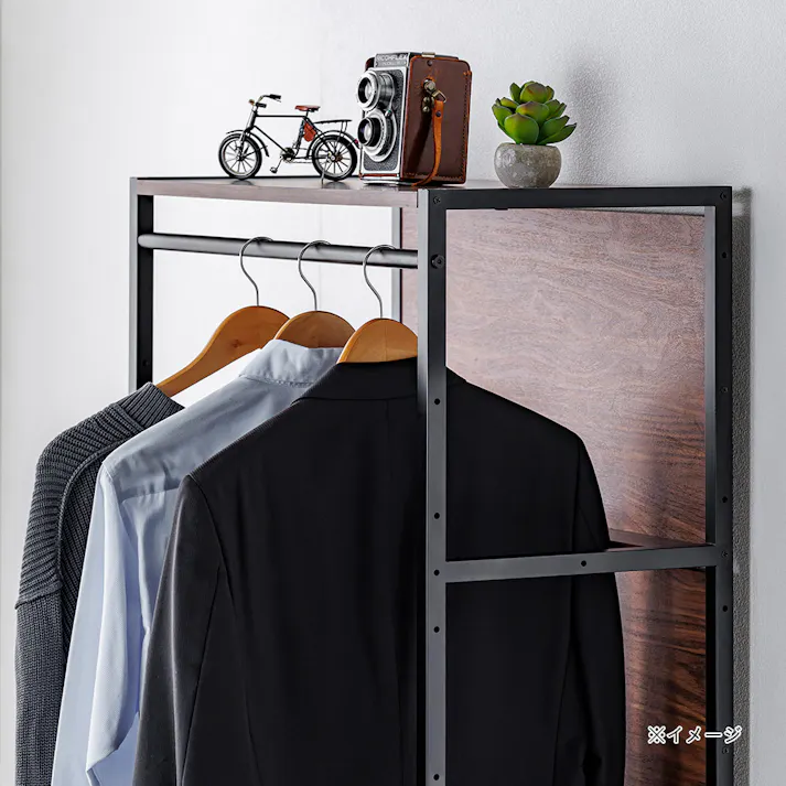 組合せできるマルチラック ブラウン E61