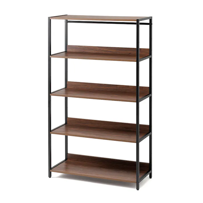 組合せできるマルチラック ワイド ブラウン E62