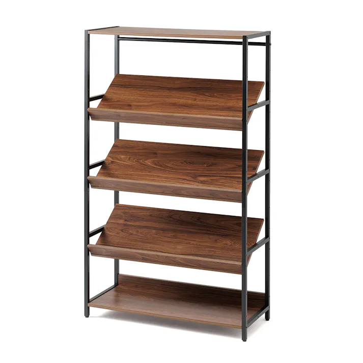 組合せできるマルチラック ワイド ブラウン E62