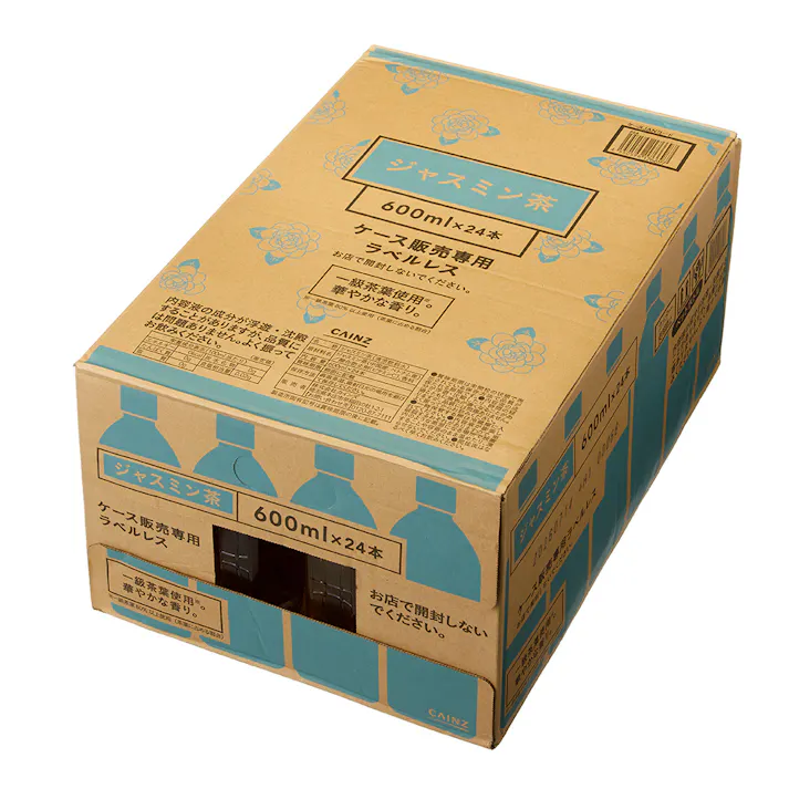 【ケース販売】ジャスミン茶 ラベルレス 600ml×24本