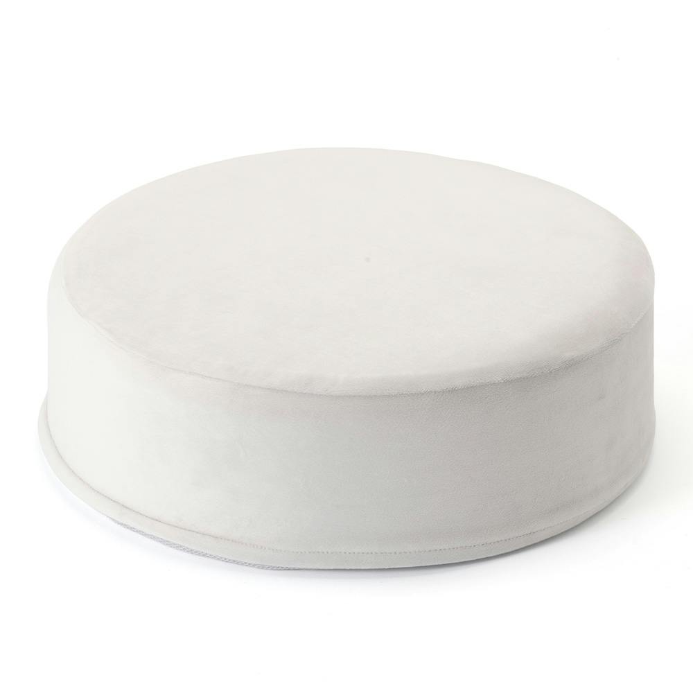 ずれにくいフロアクッション Pitapa円形 グレー