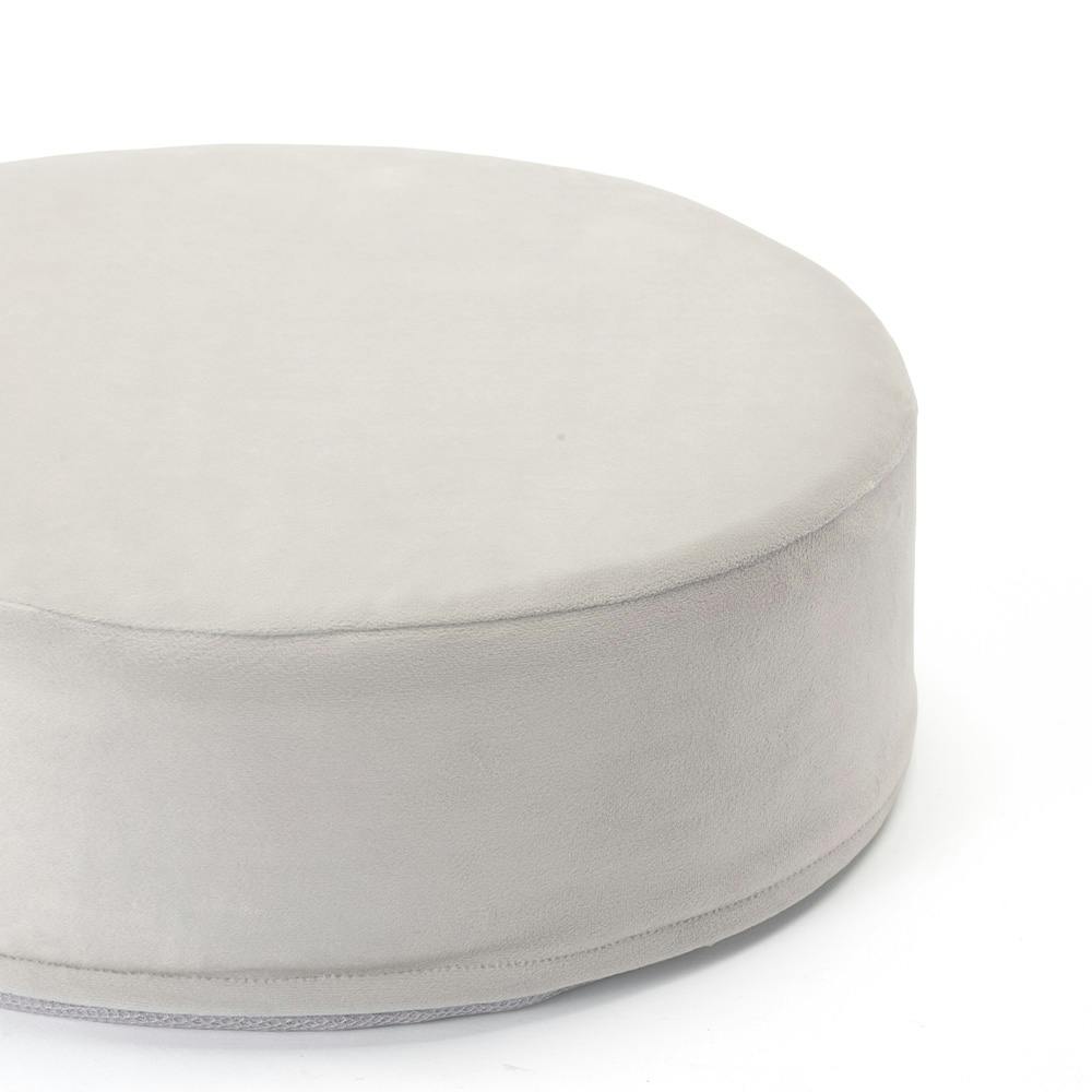 ずれにくいフロアクッション Pitapa円形 グレー | クッション