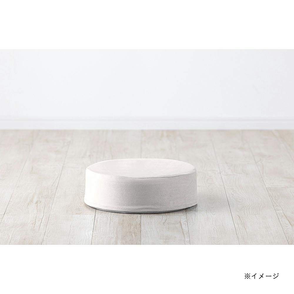 ずれにくいフロアクッション Pitapa円形 グレー | クッション