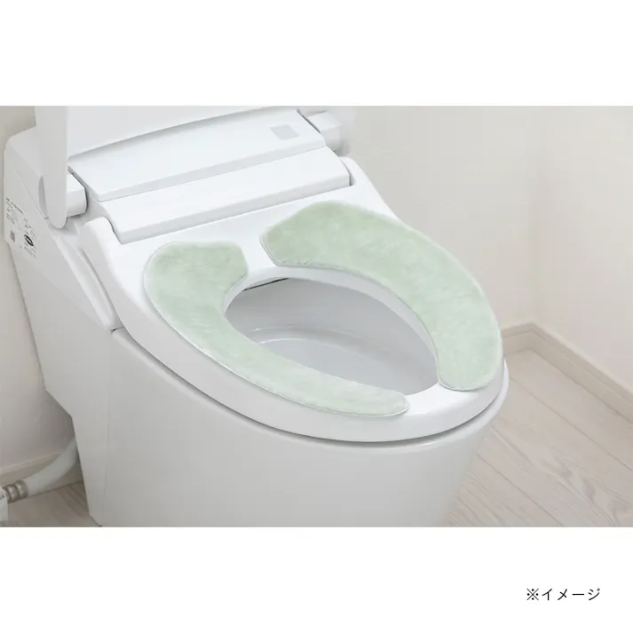 厚手貼る便座シート グリーン