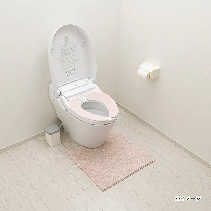厚手貼る便座シート ピンク