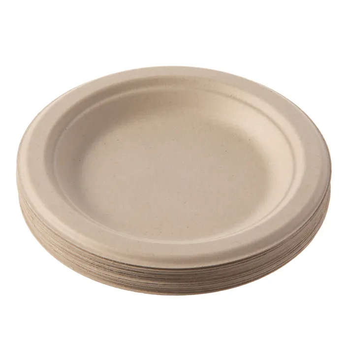 丈夫な無漂白プレート 15cm 20枚入り