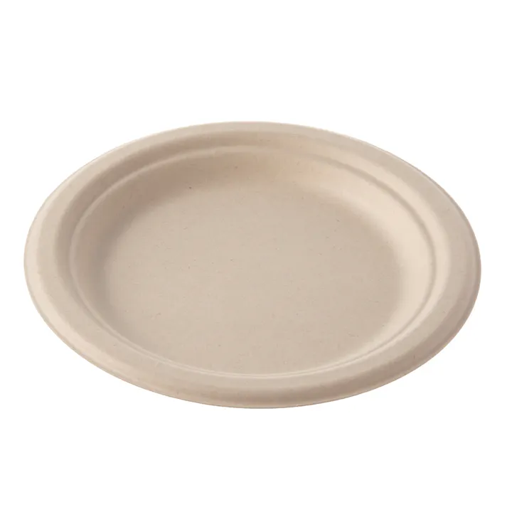 丈夫な無漂白プレート 18cm 20枚入り