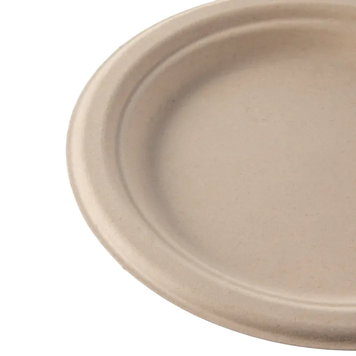 丈夫な無漂白プレート 18cm 20枚入り