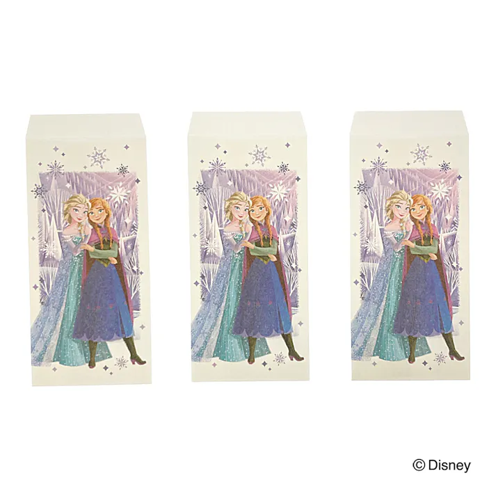 カインズ 万型ポチ袋 伊予和紙 アナと雪の女王 3枚入