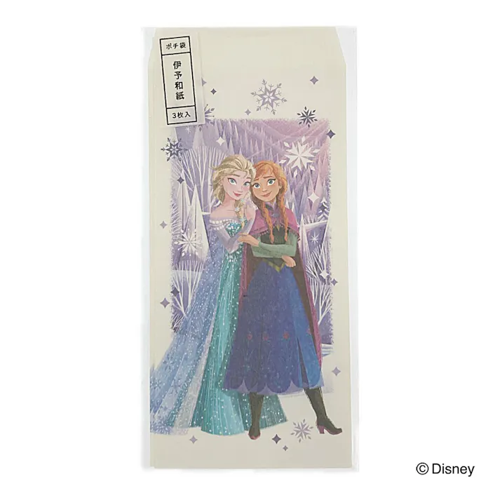 カインズ 万型ポチ袋 伊予和紙 アナと雪の女王 3枚入