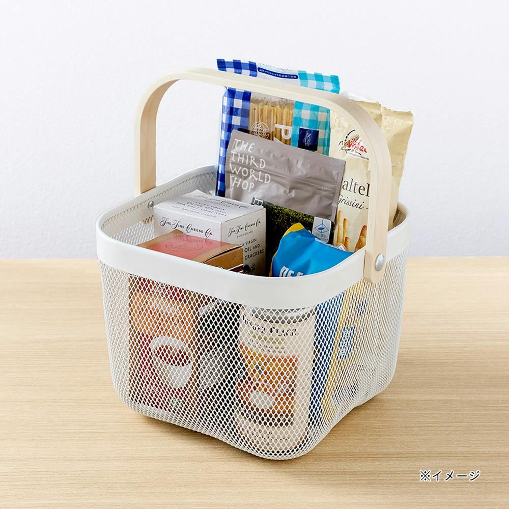 Fromバリ　ビーズバスケット3点セット（ホワイト） Fromバリ ビーズバスケット3点セット（ホワイト）