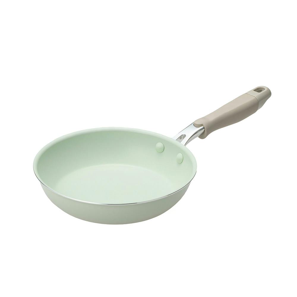 IH・ガス対応 フッ素フライパン ミントグリーン 20cm