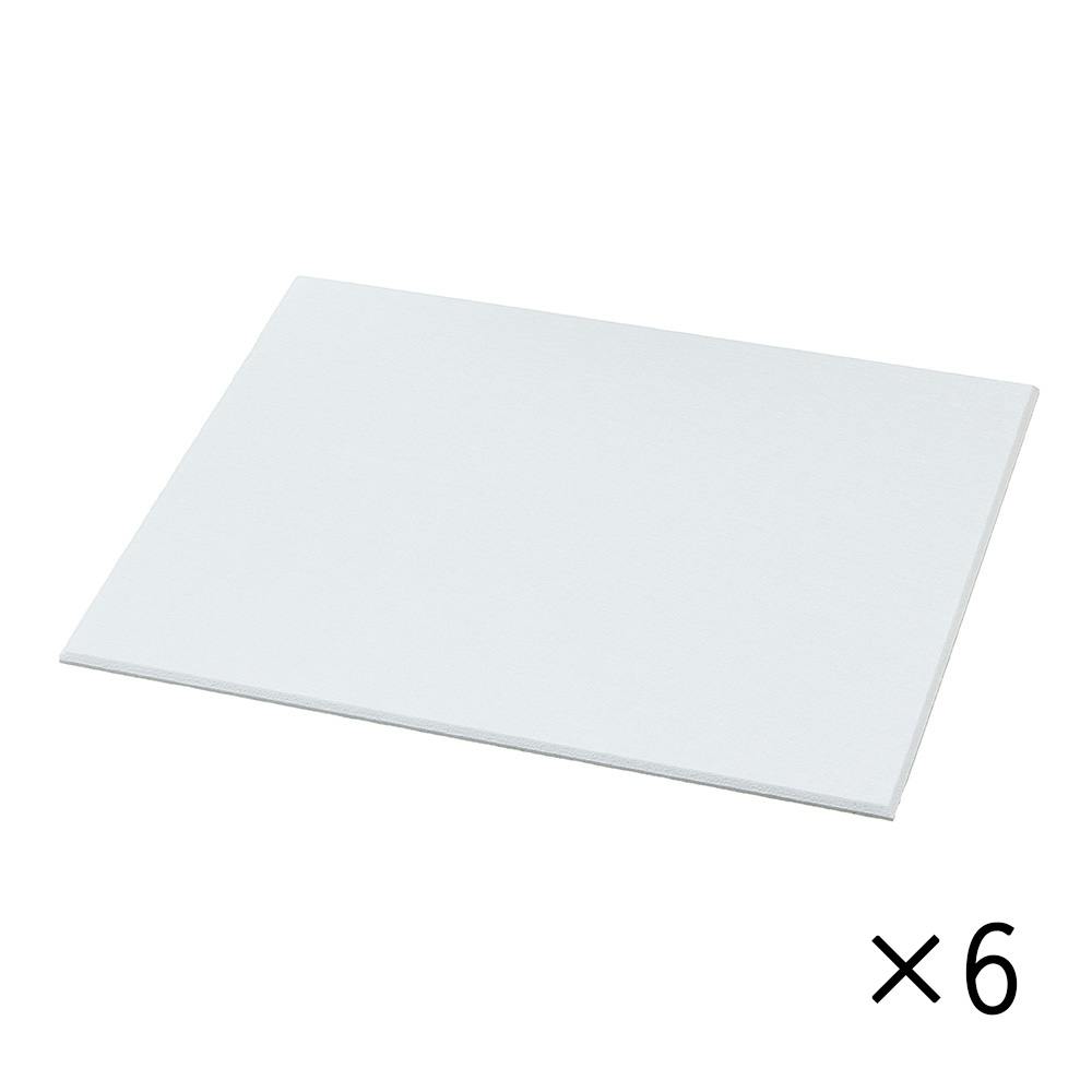 遮音シート付吸音フェルトパネル 無地 幅60cm 高さ60cm 厚み1.3cm 6枚