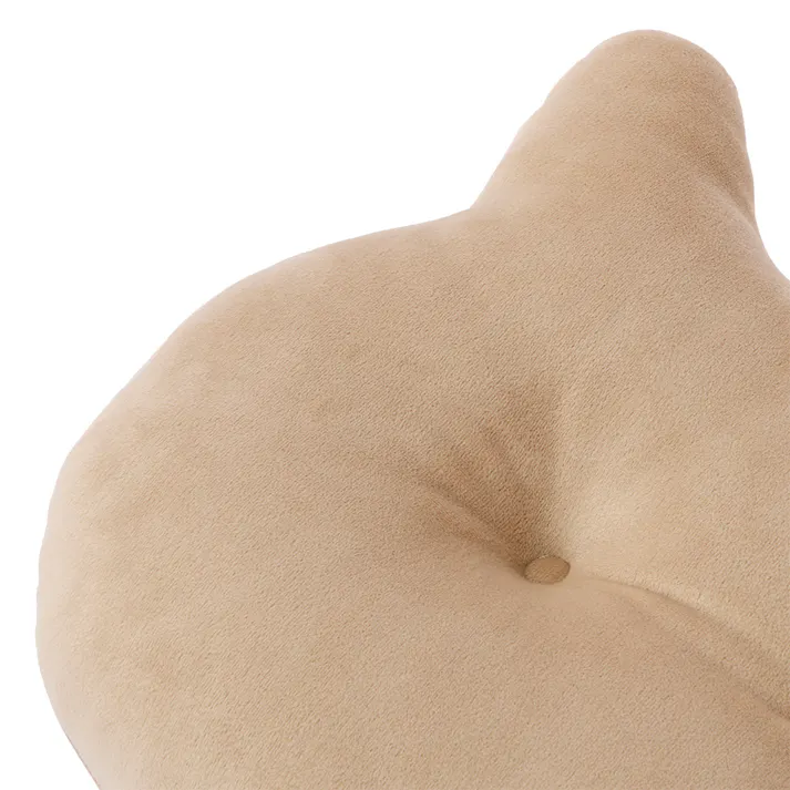 にゃんこクッション ベージュ