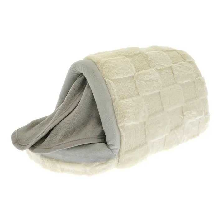 電気のいらない保温ベッド うさぎ チェッカーボード アイボリー