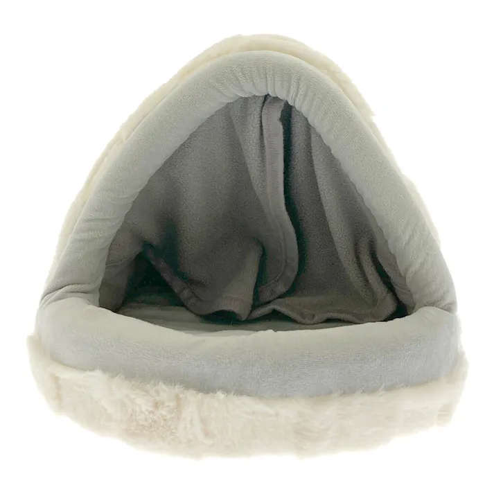 電気のいらない保温ベッド うさぎ チェッカーボード アイボリー