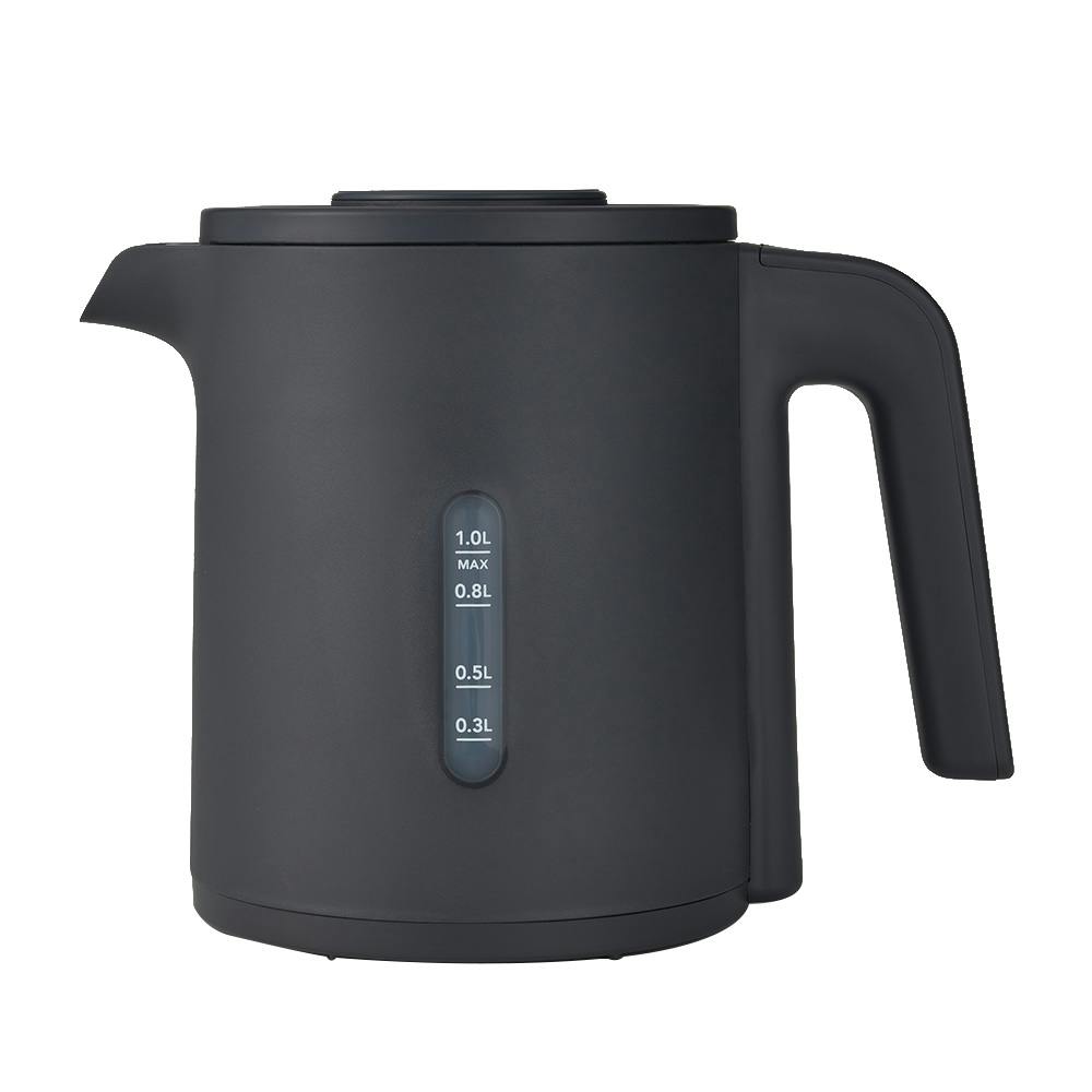 持ちやすく注ぎやすい 転倒湯漏れ防止ケトル 温度調節付き ダークグレー CZ-SOYK1200-DGY