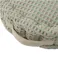 フロアクッション ワッフル グリーン 円形 幅40cm 高さ10cm