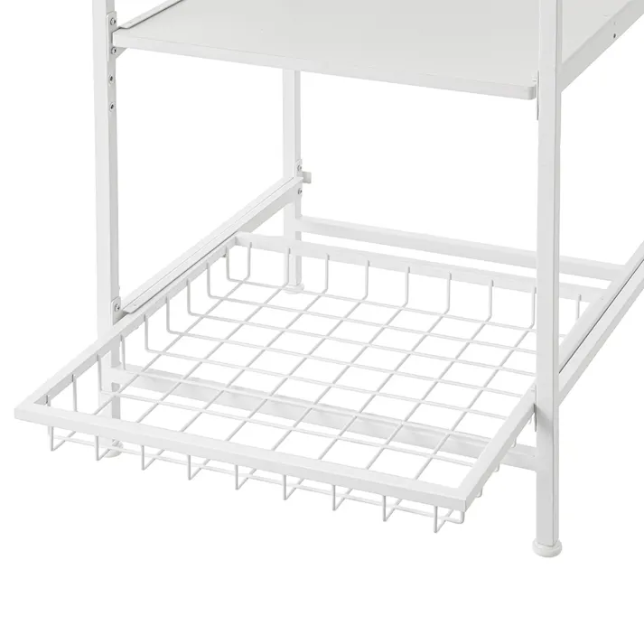 スライドできるレンジラック ホワイト J3