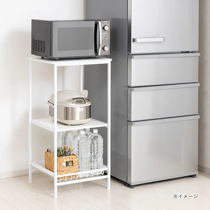 スライドできるレンジラック ホワイト J3