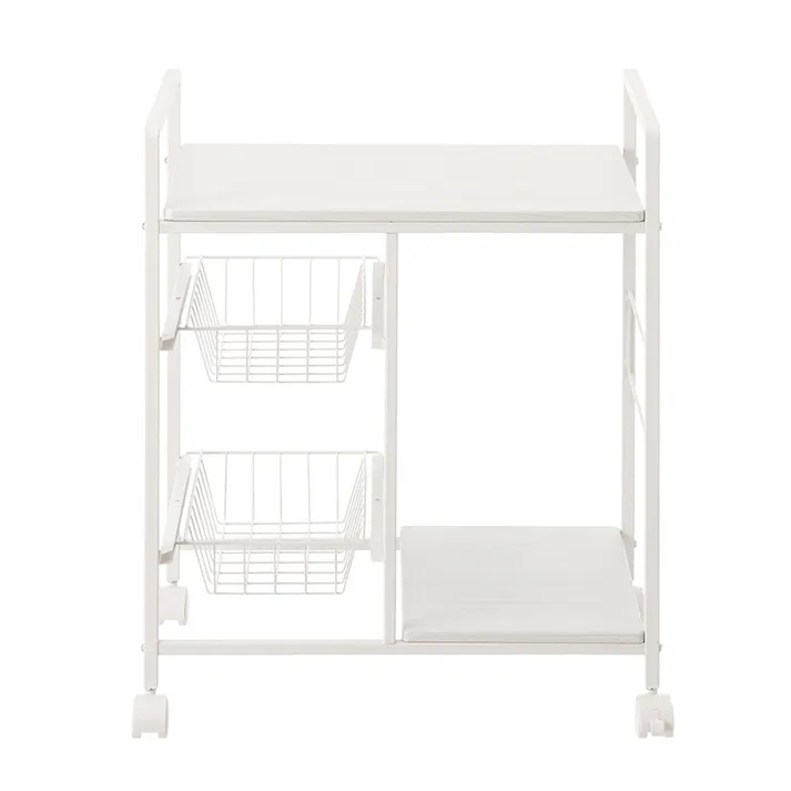 木天板付きキッチンワゴン ワイド J6