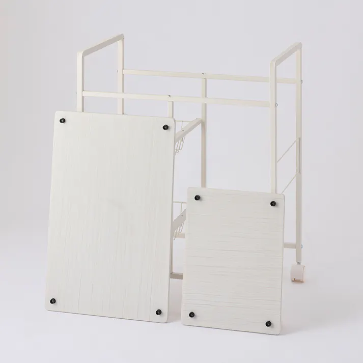 木天板付きキッチンワゴン ワイド J6