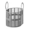 折りたためるランドリーバスケット グレー 幅48cm 奥行31cm 高さ30cm
