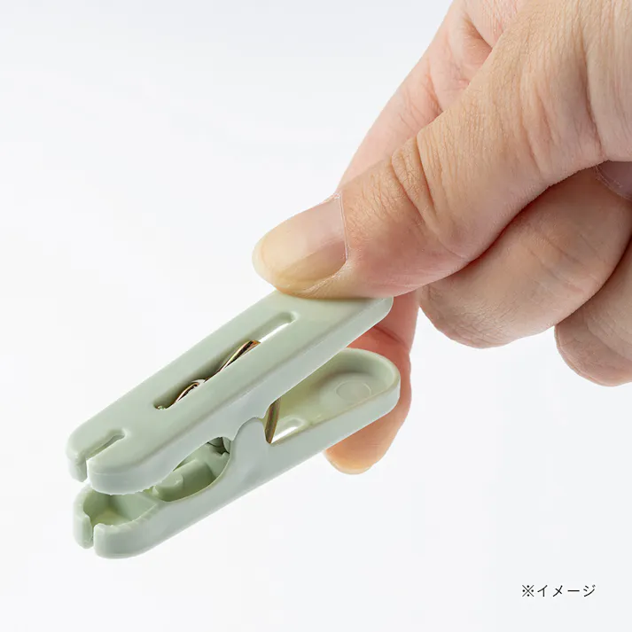 洗濯ピンチ グリーン/ホワイトグレー