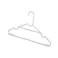 ランドリーハンガー 10本組 ホワイトグレー