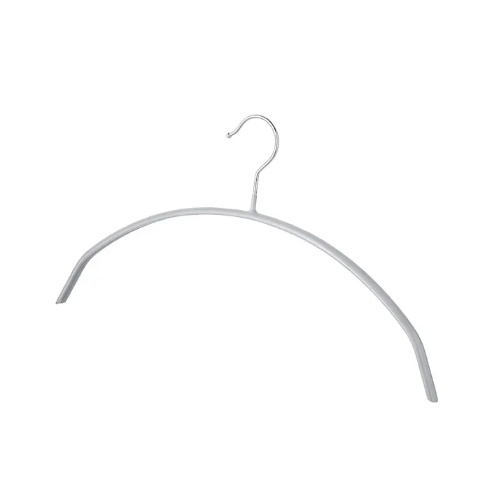 跡つきにくくすべらないスチールハンガー 3本組 グレー