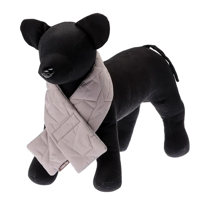 【送料無料】マフラー グレージュ ペット服(犬の服)