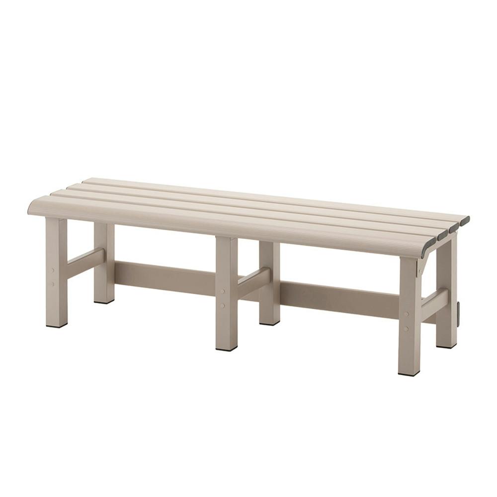 座面下に収納しやすいアルミ縁台 BE 132