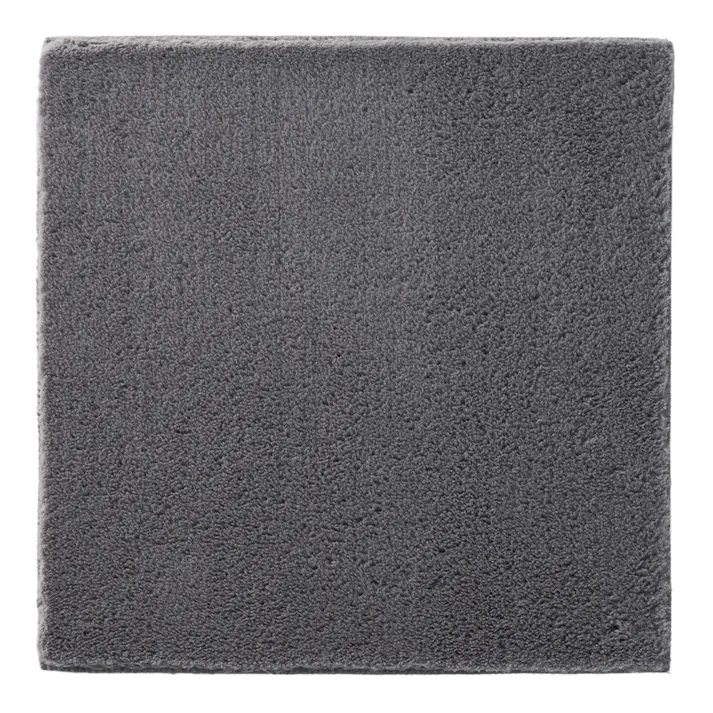 洗えるパズルラグマット プレーン グレー 幅38cm 奥行38cm 厚さ1.5cm