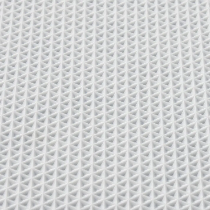 洗えるパズルラグマット プレーン グレー 幅38cm 奥行38cm 厚さ1.5cm